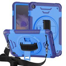For Samsung Galaxy A9+/A9/A8/A7 Lite Shockproof Rubber Stand Case+Shoulder Strap picture