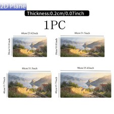 1pc Extra Large, Non-Slip Desk Mat, Mouse Pad with Scenic Design. Suitable for picture