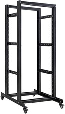 4-Post Adjustable 27U Mobile Open Frame Server Rack 19in Network Rack picture