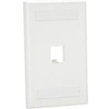 Panduit CFPL1WHY Classic Faceplate 1-Port White picture
