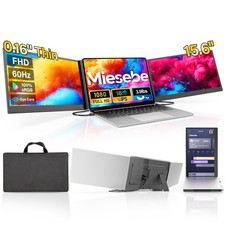 Miesebe Laptop Screen Extender Monitor Portable, 15.6