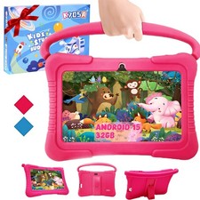 7 Inch Android 15 with Parental Control, 3+32GB Storage Learning Tablet for Kids picture