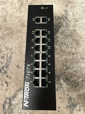 N-Tron Red Lion 716TX 16-Port Managed Industrial Ethernet Switch 10-30VDC Tested picture