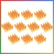 VRM Copper Heatsink 10pcs Mini Cooler Heat Sink 9mm x 9mm x 4mm Passive Cooling picture