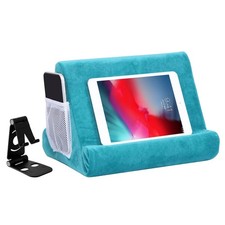 2pcs Multi-Angle Tablet Holder Cushion Stand with Net Pocket & Black Color Ph... picture