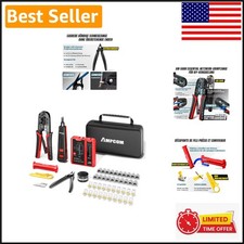 Portable Ethernet Crimping Tool Kit Includes Essential Tools for Network Repair picture