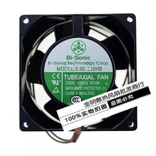 1PCS Bi-sonic 9238 3.5E-230HB 230V High-Temperature-Rated AC Cabinet Cooling Fan picture