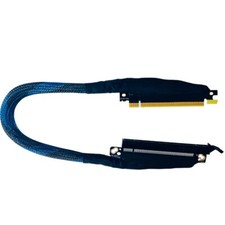 PCIE 4.0 X16 Graphics Card Extension Cable 180 Degree for server AI Processing picture