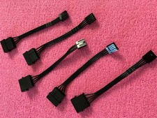 LOT 5 Pcs 4 Pin Molex To 3.5 Floppy Drive FDD Internal Power Cable Adaptor picture