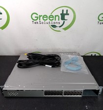 Cisco Catalyst 3850 WS-C3850-24P-S 24 Port PoE+ Gigabit Switch picture