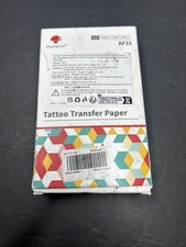 2 pack 200 pcs Phomemo AF31 Tattoo Transfer Paper 80x133mm 100pcs Carbon Thermal picture