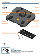 1x NEW Havis DS-DELL-405-3 High-Gain Antenna Dock Station Basic Port Replication picture
