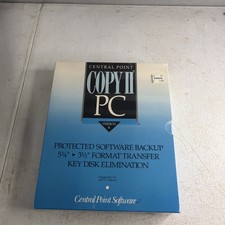 SEALED Central Point Software Copy II PC Version 6 5.25” and 3.5” Disks VTG IBM picture