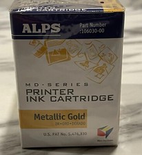 🔥BRAND NEW ALPS Metallic Gold PRINTER INK CARTRIDGE MD SERIES picture