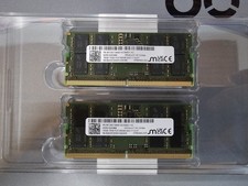 2x16GB RAM SO DIMM DDR5 5600Mhz PC5-5600B Micron Technology - New picture