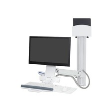 Ergotron 45-260-026 — StyleView Sit-Stand Combo Arm with Worksurface picture