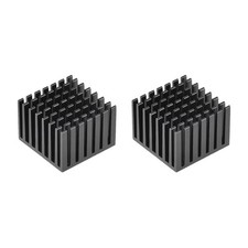 Cross Shaped Notch Heatsinks for MOS GPU IC Chip 2pcs picture