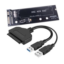 CY 6+12pin SSD to USB 3.0 to SATA 22Pin Hard Disk Cartridge Drive for 2011 MAC picture