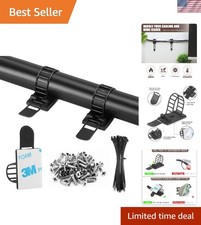Cable Management Clips with Zip Ties 50Pcs Self-Adhesive Reusable Black picture