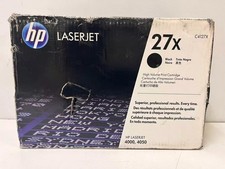 Genuine HP 27X C4127X Black Toner Cartridge 4000 4050 damage box sealed picture