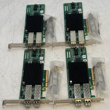 Lot of 4 HP 697890-001 2-Port 8GB Fibre PCIe HBA Adapter Card picture