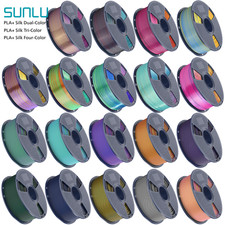 【BUY 10 PAY 6】SUNLU 1.75MM SILK Dual/Triple Color Shiny PLA+ Filaments 1KG picture