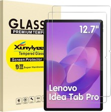 2-Pack Tempered Glass Screen Protectors for Lenovo Idea Tab Pro 12.7 Inch Anti-S picture