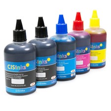 Non-OEM Universal Dye Bulk Refill INK Bottles For HP CISS RFC 500ml picture