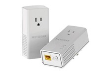 NETGEAR PLP1000   Powerline Adapter with Outlet- Pack of 2 with Ethernet Cable picture