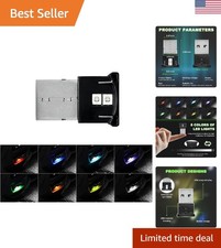 Compact USB LED Night Lamp with 8 Colors & Automatic Brightness Adjustment picture