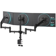 WALI Triple Monitor Mount for 13-32 inch Screens, 13