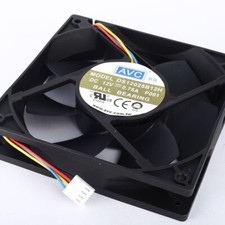 1pcs AVC 120mm x 25mm High Airflow PWM Fan 104 CFM 4 Pin DS12025B12H 0.75A 12V picture