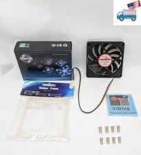 Evercool EC8010HH12BP 80mm x 10mm PWM 2x Ball Bearing PC CPU/Case Fan,Anti-V Pad picture