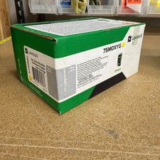 Genuine Lexmark 75M0XYG Yellow Extra HY Toner Cartridge - Factory Sealed picture