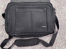 Samsonite Classic Black Multi-Pocket Business Travel Laptop Bag w/Shoulder Strap picture