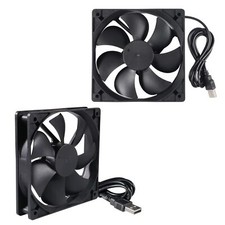 2pack 120mm 5v Usb Computer Pc Fan 120mm Fan 5v Usb Brushless 12025 120x25mm For picture