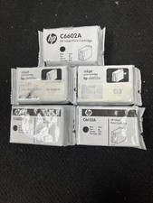 Lot Of 5 Genuine Hp C6602A Black 18 ml Cartridge For InkJet picture