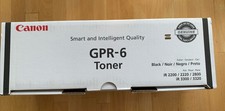 Canon GPR-6 (6647A003) AA Black Toner Cartridge imageRUNNER 2200, 2220,2800,3320 picture