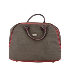 Baggallini Laptop Briefcase Womens Large Travel Bag Brown Red Nylon Organizer picture