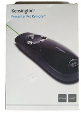 Kensington Presenter Pro Remote Control Black Wireless Ergonomic w/ Green Laser picture