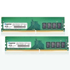 8GB DDR4 17000U PC4 2133 2X4GB UDIMM, DDR4-2133MHz PC4-17000 CL15 1Rx8 1.2V Non- picture