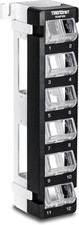 TRENDnet TC-KP12V, 12-Port Blank Angled Wall Mount Keystone Patch Panel picture