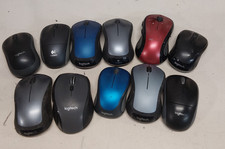 Logitech wireless mouse lot of 11 all have dongles picture