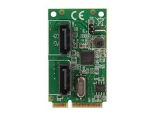 SYBA 2-Port SATA 6G Card, Mini PCI-Express Form Factor, non-RAID, ASM1061 picture
