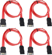 4Pcs 50Cm SATA Extension Cable - 7-Pin Internal Male to Female Extension Cable F picture