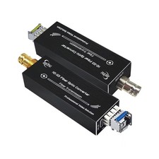 HD-SDI Over Fiber Converter 1080P&30HZ, Mini SDI Fiber Extender Single-Mode 2... picture