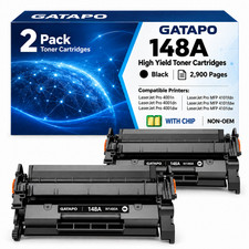2PK 148A Black Toner Cartridge with Chip for  Pro 4001dw MFP 4101fdn 4101fdw picture