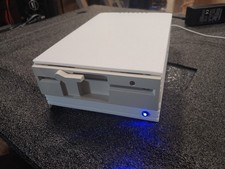 External fully assembled GreaseWeazle (v4.1) 5.25 inch Floppy Drive with PSU picture