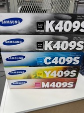 ** Set 5 NEW ** Genuine OEM Samsung CLT-C409S CLT-K09S CLT-M409S CLT-Y409S picture