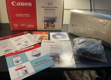 Canon i80 K10233 Bluetooth Portable USB Color Bubble Jet Printer - Open Box picture
